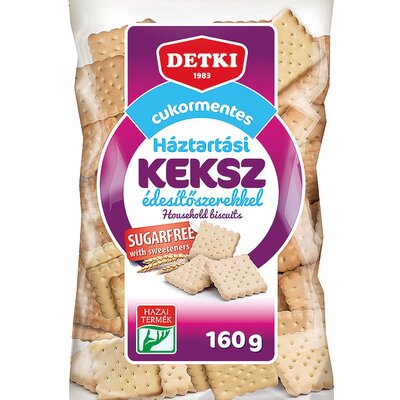 Detki háztartási keksz cukormentes 160 g