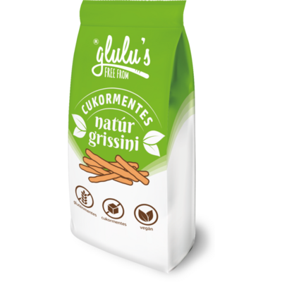 Glulu freefrom cukormentes natúr grissini 70 g