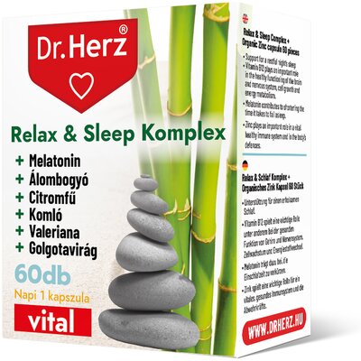 Dr.herz relax and sleep komplex kapszula 60 db