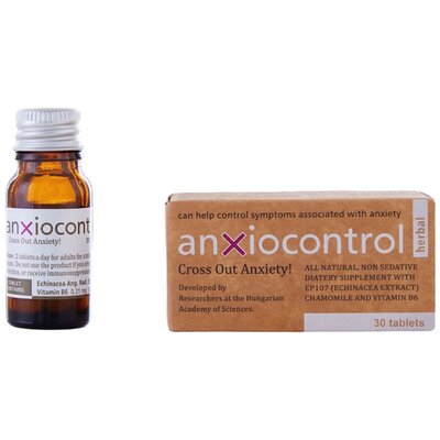 Anxiocontrol herbal tabletta 30 db