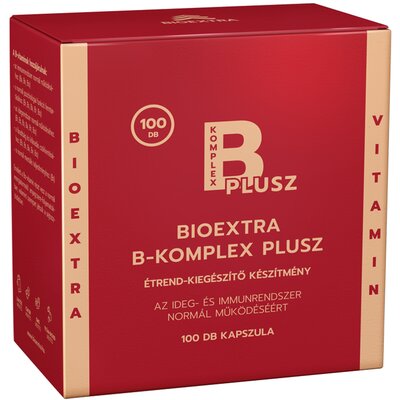 Bioextra b-komplex plusz étrend-kiegészítő kapszula 100 db