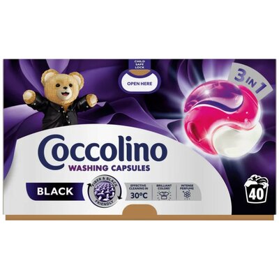 Coccolino Care mosókapszula Black, fekete ruhákhoz 40db-os