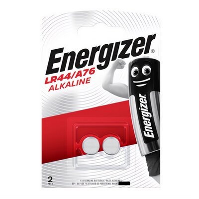 ENERGIZER LR44-2PK ENERGIZER gombelem (LR44, 1.55V, alkáli) 2db/csomag