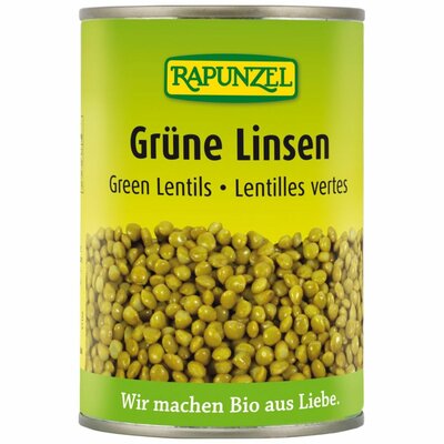 Rapunzel bio zöld lencse lében 400 g