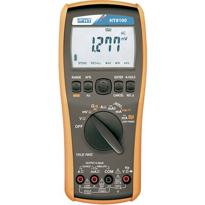 HT Instruments HT8100 Kalibrátor Kalibrált (ISO) Feszültség, Áram, Ellenállás, Frekvencia 4 db ceruzaelem (vele szállítjuk)