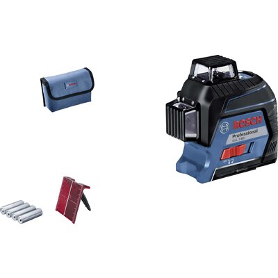 Bosch Professional GLL 3-80 Vonallézer Kalibrált (ISO) Hatótáv (max.): 30 m