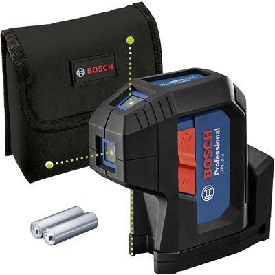 Bosch Professional GPL 3 G Pontlézer Kalibrált (ISO) Táskával Hatótáv (max.): 30 m