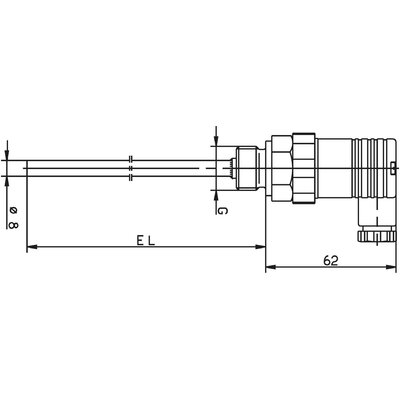 Jumo Hőmérséklet érzékelő 902044/20-380-1003-1-8-100-104 Érzékelő típus Pt100 Mérési tartomány, hőmérséklet-50 - 200 °C ÉrzékelőØ 8 mm Kalibrált (ISO)