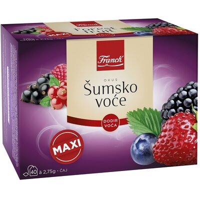 Franck tea erdei gyümölcs maxi 40x2,75g 110 g