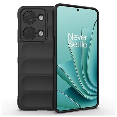 OnePlus Nord 3, Szilikon tok, közepesen ütésálló, 3D minta, fekete