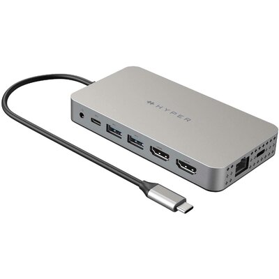 10 az 1-ben USB-C dokkoló állomás, HYPER HDM1H-GL