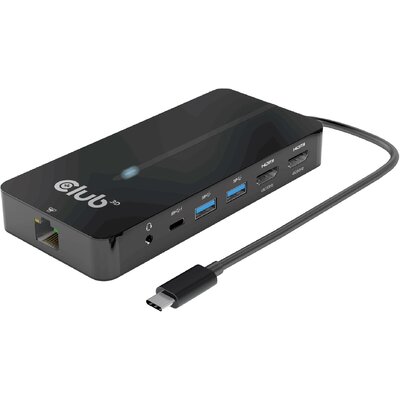 club3D USB-C® dokkoló állomás USB-7-in1-HUB USB-C Alkalmas (márka): Club 3D