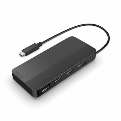 Lenovo USB-C® dokkoló állomás USB-C Dual Display Travel Dock Alkalmas (márka): Lenovo USB-C® tápellátás