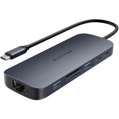 HYPER USB-C® dokkoló állomás HyperDrive EcoSmart Gen.2 Hub Alkalmas (márka): univerzálny USB-C® tápellátás