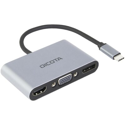 Dicota USB-C® dokkoló állomás D32064 Alkalmas (márka): univerzálny USB-C® tápellátás