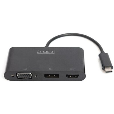 Digitus USB-C® dokkoló állomás DA-70859 Alkalmas (márka): univerzálny