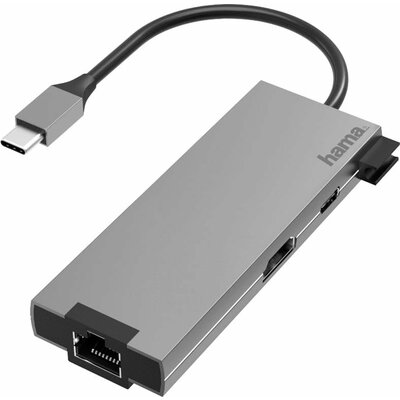 Hama USB-C® dokkoló állomás Alkalmas (márka): univerzálny Töltési funkcióval, USB-C® tápellátás