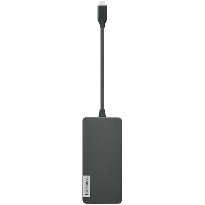 Lenovo USB-C® dokkoló állomás USB-C 7-in-1 Hub - Dockingstation Alkalmas (márka): Lenovo Yoga, IdeaPad, Thinkpad Beépített kártyaolvasóval