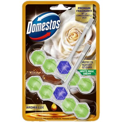 Domestos Aroma Lux WC-rúd White Rose & Tea Tree Oil 2x55g