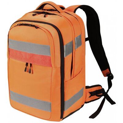 Dicota Warnschutz Notebook hátizsák Hi-Vis 32-38 Liter Alkalmas: Max.: 43,9 cm (17,3) Narancs