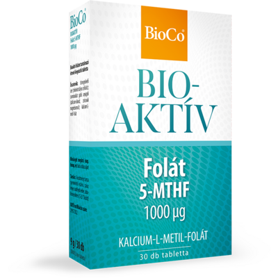 Bioco bioaktív folát 5-mthf 1000µg tabletta 30 db