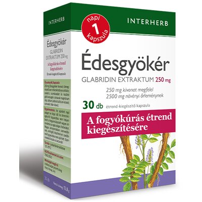 Interherb napi1 édesgyökér extraktum kapszula 30 db