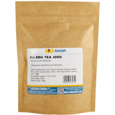 Bulk Shop pu erh tea 100 g