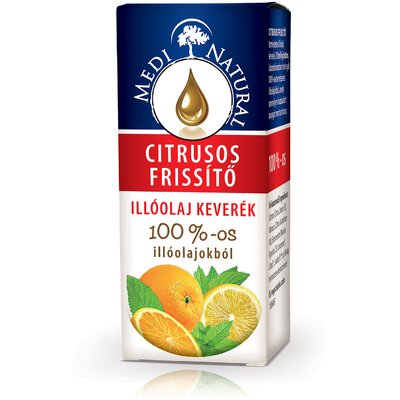 Medinatural citrusos frissítő 100% illóolaj keverék 10 ml