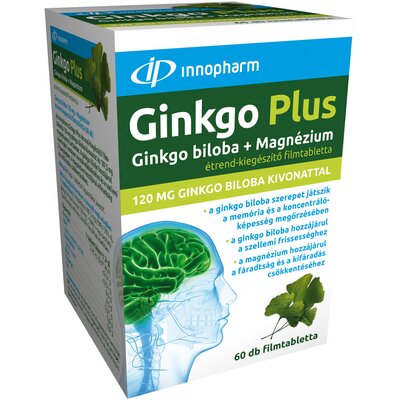 Innopharm ginkgo plus 120 mg filmtabletta 60 db