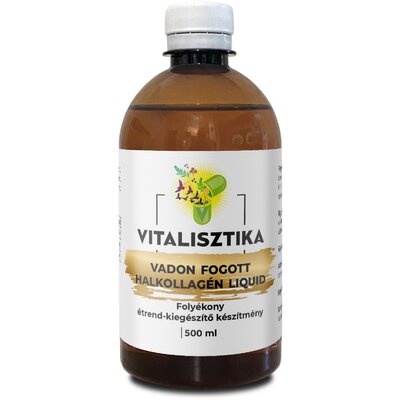 Vitalisztika vadon fogott halkollagén liquid 500 ml