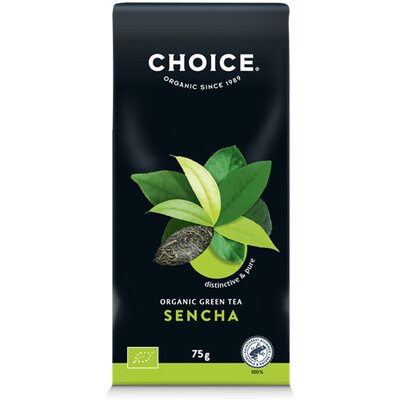 Choice bio zöld tea sencha szálas 75 g