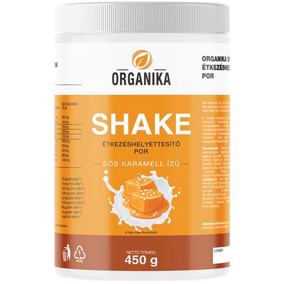 Organika shake por sós karamell ízű 450 g