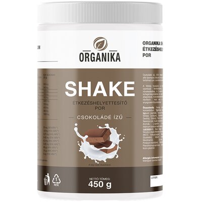 Organika shake por csokoládé ízű 450 g