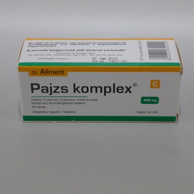 Dr.aliment pajzs komplex tabletta 40 db