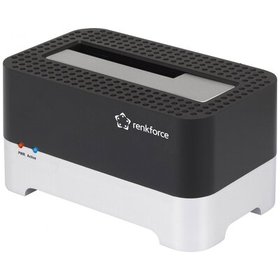 Renkforce RF-DOCKING-01 USB 3.2 (1. generáció) (USB 3.0) SATA 1 port Merevlemez dokkoló állomás 2.5 coll, 3.5 coll