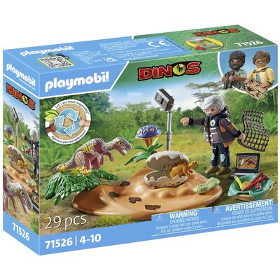 Playmobil® Dinos Stegosaurus fészek tojástolvajjal 71526