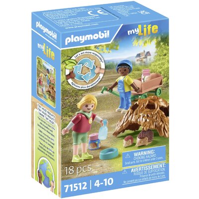 Playmobil® My Life A sündisznó család gondozása 71512