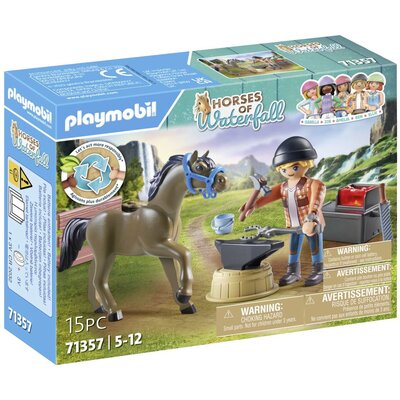 Playmobil® Horses of Waterfall Patkolókovács Ben és Achilles 71357