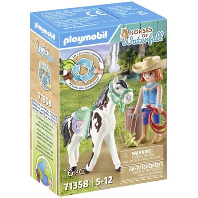 Playmobil® Horses of Waterfall Ellie &amp Sawdust nyugati gyakorlattal 71358