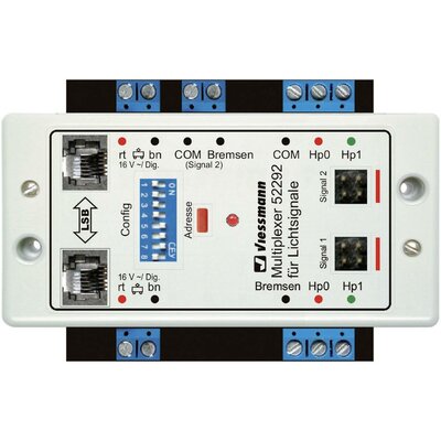 Viessmann Modelltechnik 52292 Dupla multiplexer Kész modul