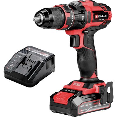 Einhell TE-CD 18/44 Li-i (1x2,5Ah) Power X-Change 2 sebességfokozat-Akkus ütvefúró-csavarozó akkuval, Töltővel