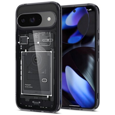 SPIGEN ACS07688 SPIGEN ULTRA HYBRID ZERO ONE műanyag telefonvédő (ütésállóság, légpárnás keret) FEKETE [Google Pixel 9 Pro 5G / Pixel 9 5G]