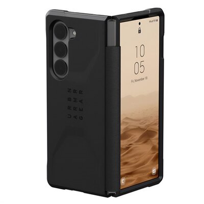 UAG 214451114040 UAG CIVILIAN defender szilikon telefonvédő (erős ütésállóság) FEKETE [Samsung Galaxy Z Fold6 5G (SM-F956)]