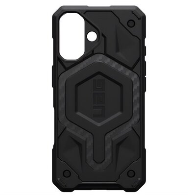 UAG 114458114242 UAG MONARCH PRO szilikon telefonvédő (erős ütésállóság, karbon minta, MagSafe) FEKETE [Apple iPhone 16 5G]