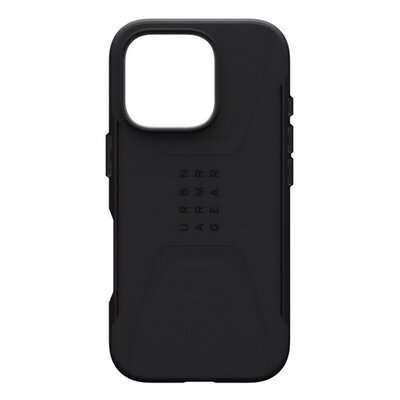 UAG 114444114040 UAG CIVILIAN defender szilikon telefonvédő (erős ütésállóság, MagSafe) FEKETE [Apple iPhone 16 Pro 5G]