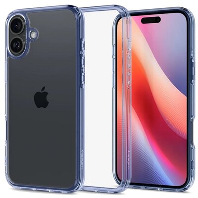 SPIGEN ACS08074 SPIGEN ULTRA HYBRID műanyag telefonvédő (ütésállóság, légpárnás keret, fényes keret) VILÁGOSKÉK [Apple iPhone 16 Plus 5G]