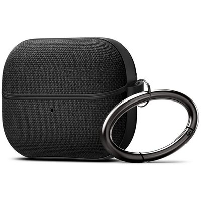 SPIGEN ACS08333 SPIGEN URBAN FIT szilikon tok (karabíner, textil bevonat) FEKETE Samsung Galaxy Buds 3/3 Pro