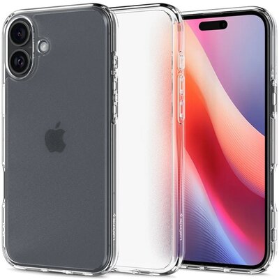 SPIGEN ACS08070 SPIGEN ULTRA HYBRID műanyag telefonvédő (ütésállóság, légpárnás keret, matt) ÁTLÁTSZÓ [Apple iPhone 16 Plus 5G]