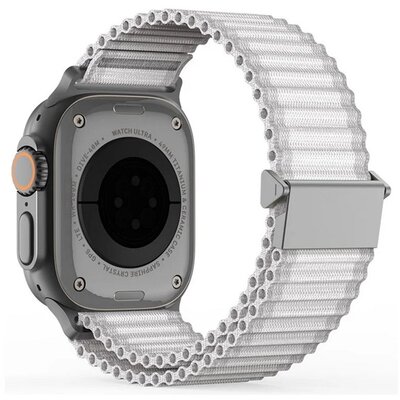 DUX DUCIS YC pótszíj (egyedi méret, kicsi, nylon, SPORT) FEHÉR [Apple Watch Series 10 42mm / Watch Series 1 38mm / Watch Series 2 38mm]