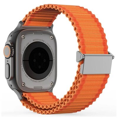 DUX DUCIS YC pótszíj (egyedi méret, kicsi, nylon, SPORT) NARANCSSÁRGA [Apple Watch Series 10 42mm / Watch Series 1 38mm / Watch Series 2 38mm]